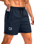 G Gradual Men's Running Athletic Shorts - Lightweight Quick-Dry Gym Shorts with Zipper Pocket | 5"/7" Sizes