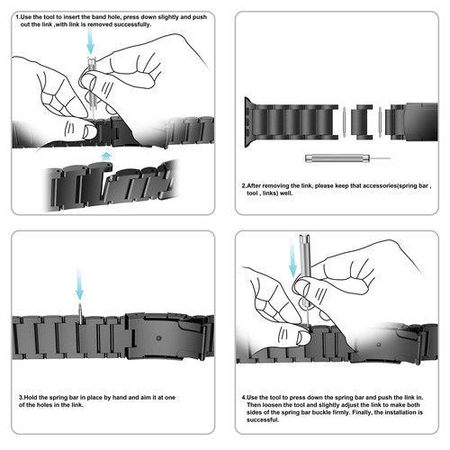 Baihui Band Compatible with Fenix 8 51mm/ Fenix 7X/ Fenix 6X Band, 26mm Titanium Metal Band Quick Fit Replacement Strap for Garmin Fenix 7X/ 6X Pro/ 5X/ 5X Plus/Enduro 3/tactix 7 Bands, Black