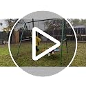 Trekassy 440lbs Heavy-Duty Backyard Swing Set with 2 Seats & Saucer Swing - Green