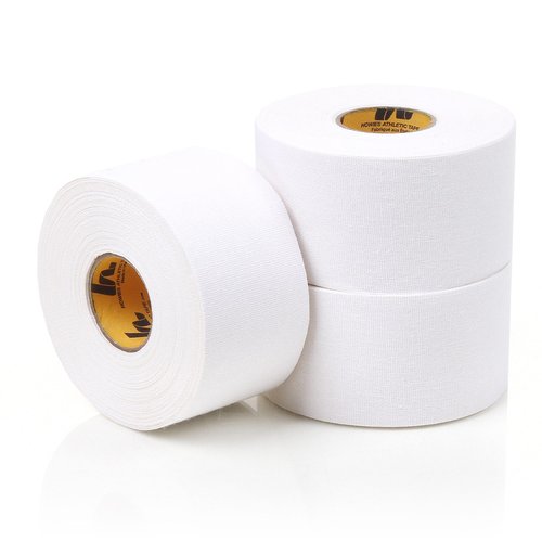 Howies Athletic Tape - 1.5" x 15yd White Athletic Tape, Pro Grade Strength - Sports Tape for Athletes and Medical Trainers, Fingers, Ankles, Wrist, Boxing, Football, Gymnastics (4)