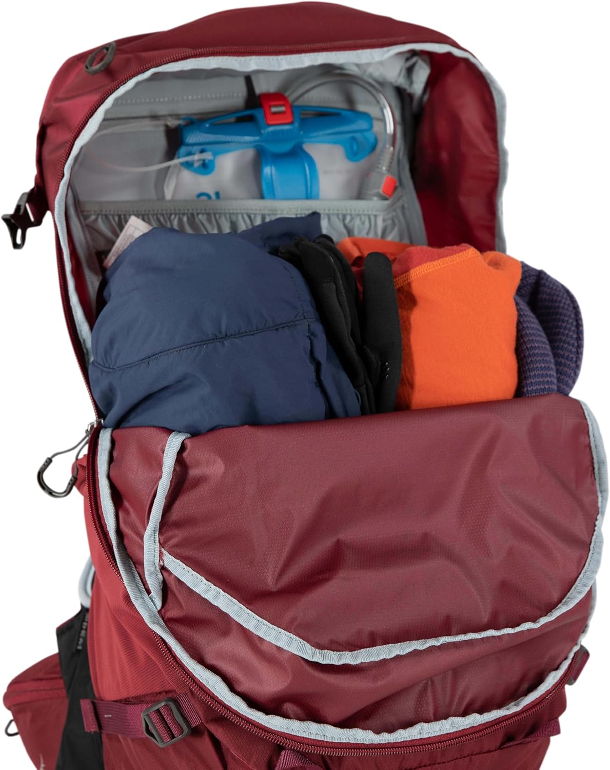 Osprey Hikelite 28L Lightweight Hiking Backpack - Durable Travel Daypack with Rain Cover | Pine Leaf Green, M/L