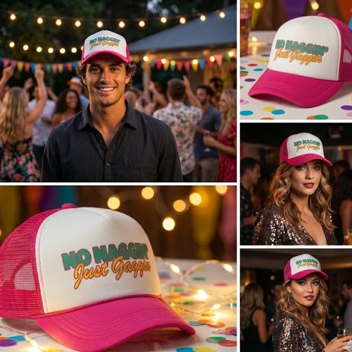 Awkward-AF Funny Trucker Hat for Women and Men – Adult Humor Mesh Snapback Baseball Cap – Inappropriate, Raunchy, Naughty & Offensive Funny Gift Hat for Adults Multi