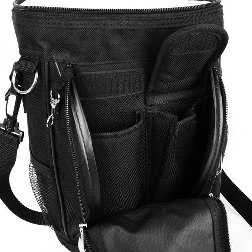 Intech USA Golf Bag Cooler and Accessory Caddy, Black, 12" X 8" X 6"
