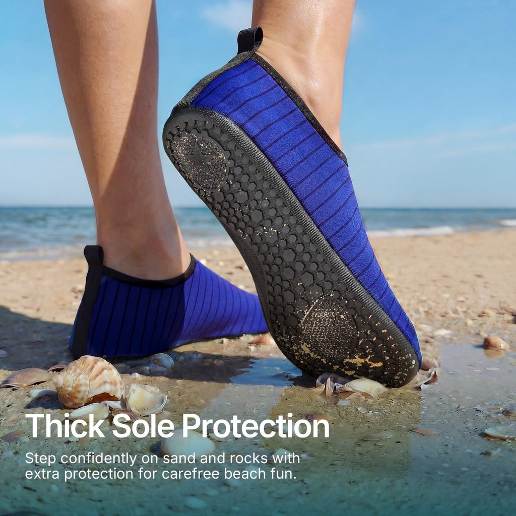 Water Shoes for Women Men Quick-Dry Aqua Socks Swim Beach Barefoot Yoga Exercise Wear Sport Accessories Pool Camping Must Haves Adult Youth Size
