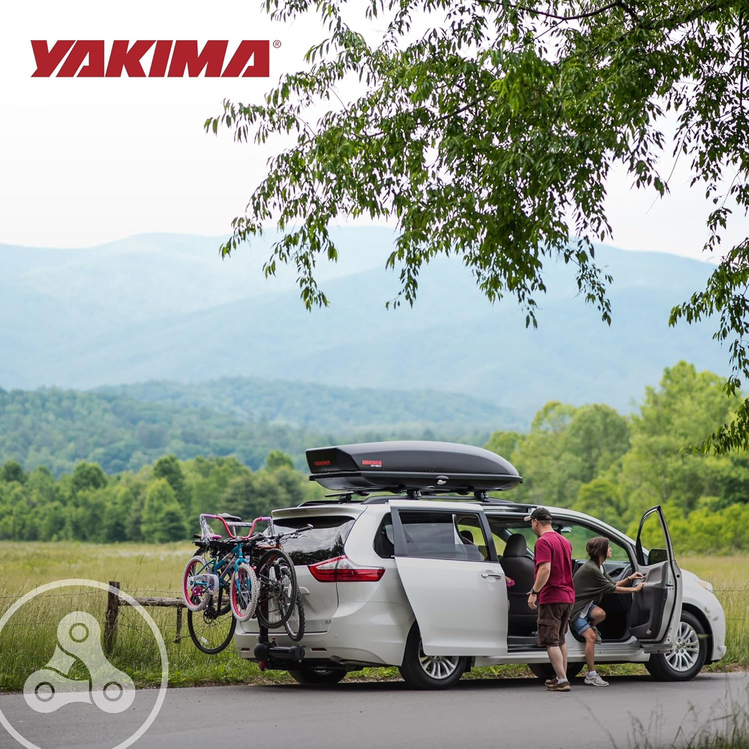 Yakima 4-Bike Hitch Mount Carrier - Heavy-Duty Swing-Away Bike Rack for Cars, Trucks & SUVs