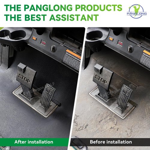 Panglong Precedent Golf Cart Full Coverage Liner Floor Mat, Club Car Precedent & Tempo Floor Mat Suitable for Club Car Precedent 2004-UP and 2018-UP Tempo, OEM #102504801, 102504802, 103926401