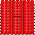 KUUQA Red Drawstring Backpack Bags - 100Pcs Bulk Storage Sacks for Sports & Travel