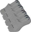 Skiennix No Show Socks for Women - 77% Cotton Non-Slip Invisible Low Cut Liners | 4/8 Pairs
