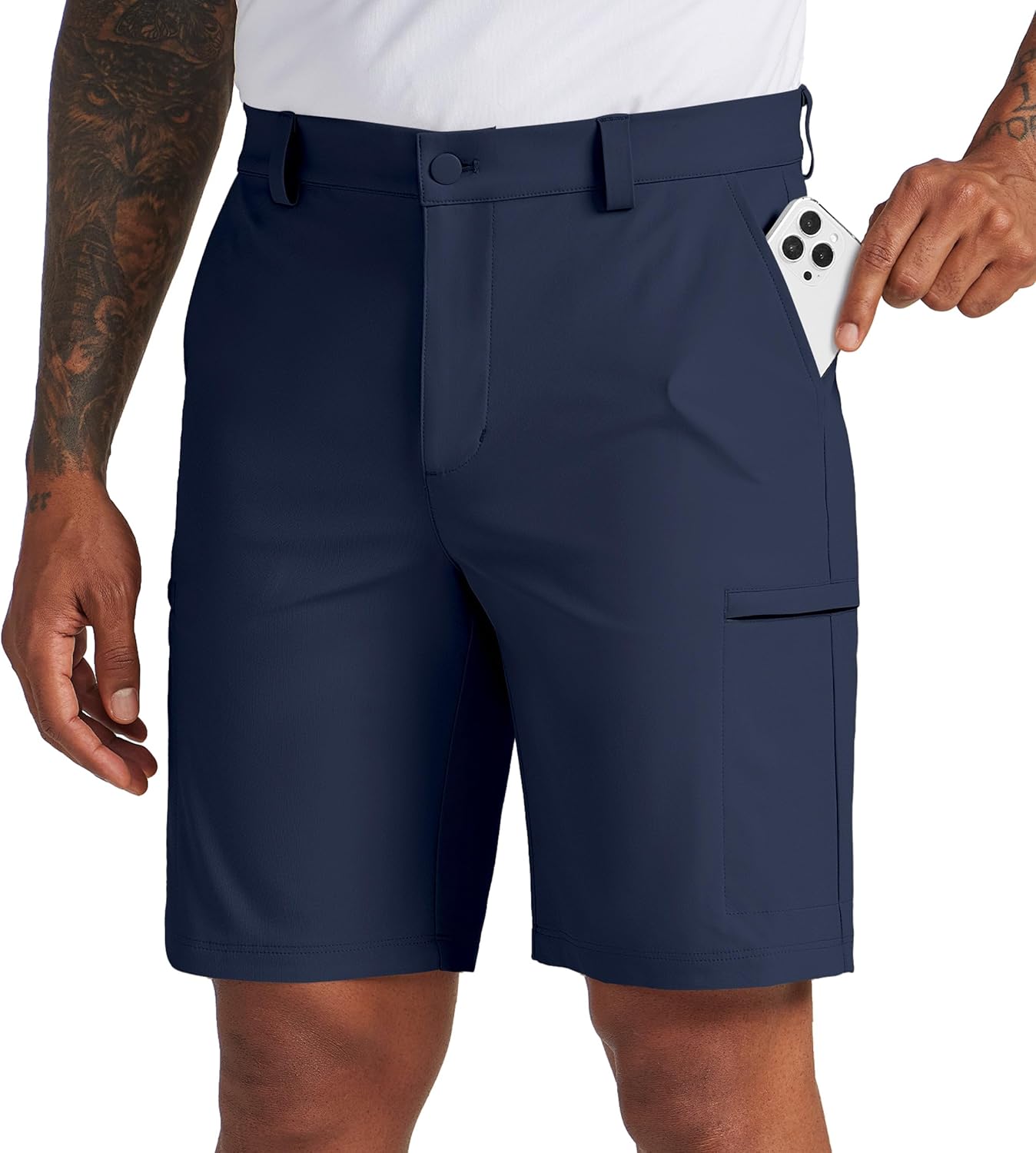Willit Men's Golf Shorts - Quick Dry Stretch Cargo Design with Pockets | Available in 7", 9", 11" Sizes