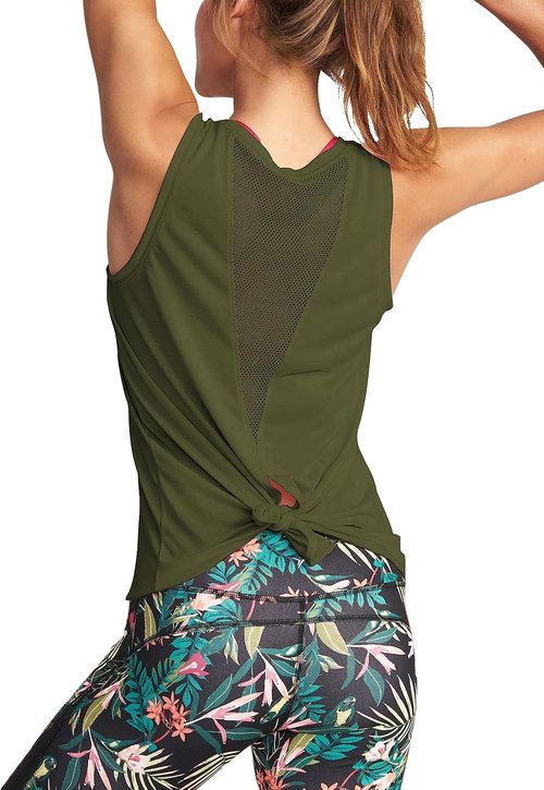 Bestisun Athletic Workout Shirts - Breathable Mesh Sports Tops for Women | Yoga & Dance Apparel