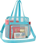 Clear Tote Bag for Stadium Events - 12x12x6 with Reinforced Straps | Ideal for Sports Fans & Travel