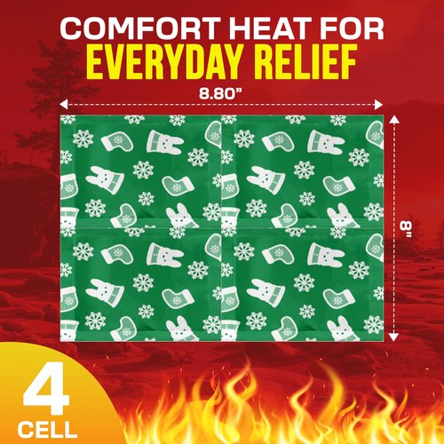 Warmie Super Warmer for Lap & Body | All Natural & Safe, Easy & Comfort, Instant & Quick Heat | Air Activated, Last-Longer, Bigger & Wider size | Steady Heating for Cold Temperature, Odorless, 5 packs