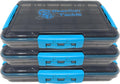 Reaction Tackle Ultimate Waterproof Tackle Box Trays - 3-Pack with Removable Dividers for Efficient Organization