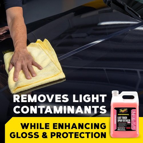 Meguiar's Last Touch Spray Detailer - Versatile Clay Lubricant for Showroom Shine | 1 Gallon