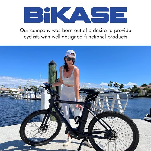 BiKase EBike Battery Bag - Mountable Waterproof & Fire Resistant Battery Storage for Camping or Long-Distance Biking, Fits Most, 7" x 3.5" x 22"