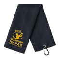 CybGene Dog Grandpa Grandpaw Golf Towel, Dog Grandpa Grandpaw Gifts on Father‘s Day, 15.8 x 23.6 inches Microfiber Golf Towel for Golf Bags