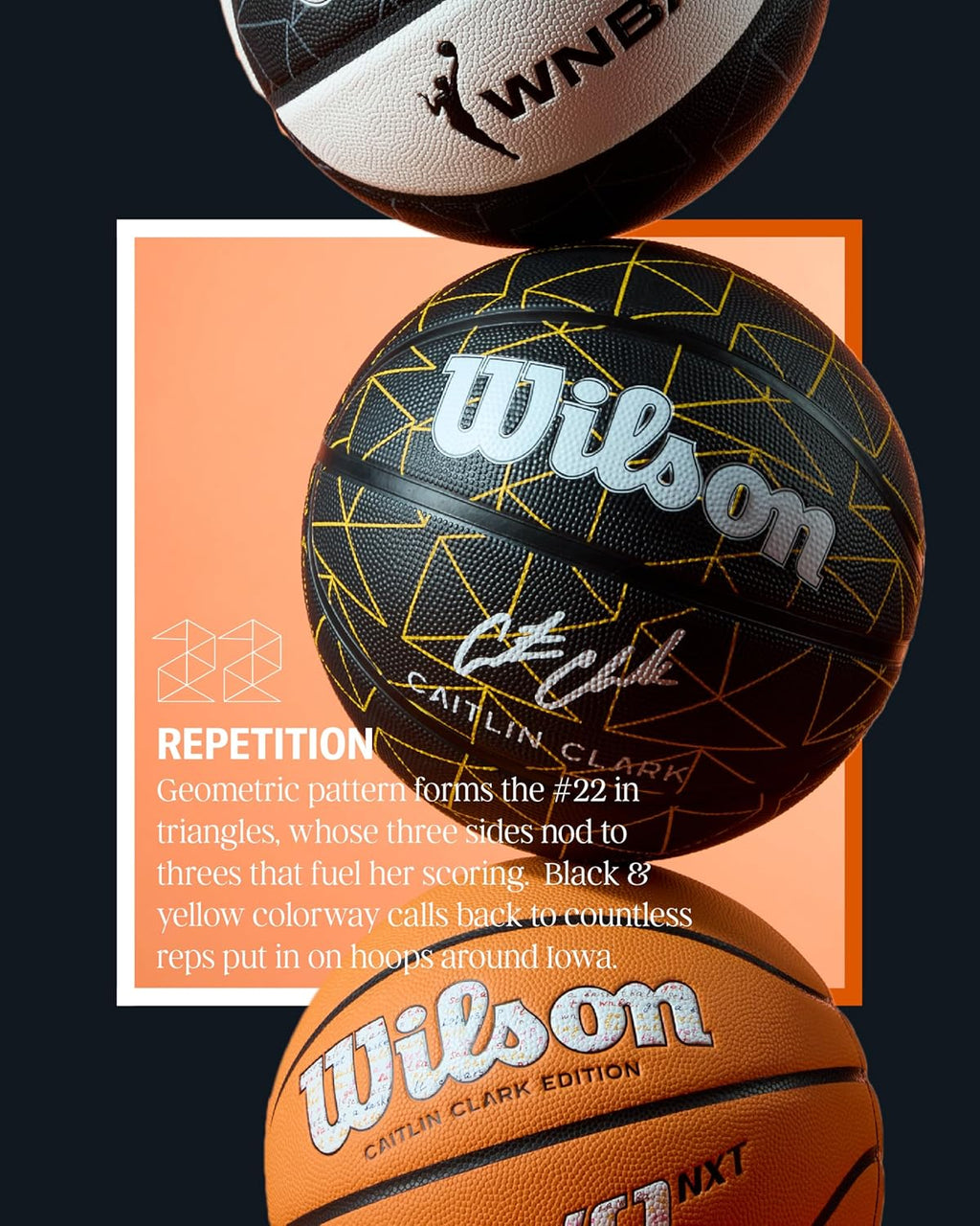 WILSON Caitlin Clark Basketball - High-Performance Design for Ultimate Control | Official Size