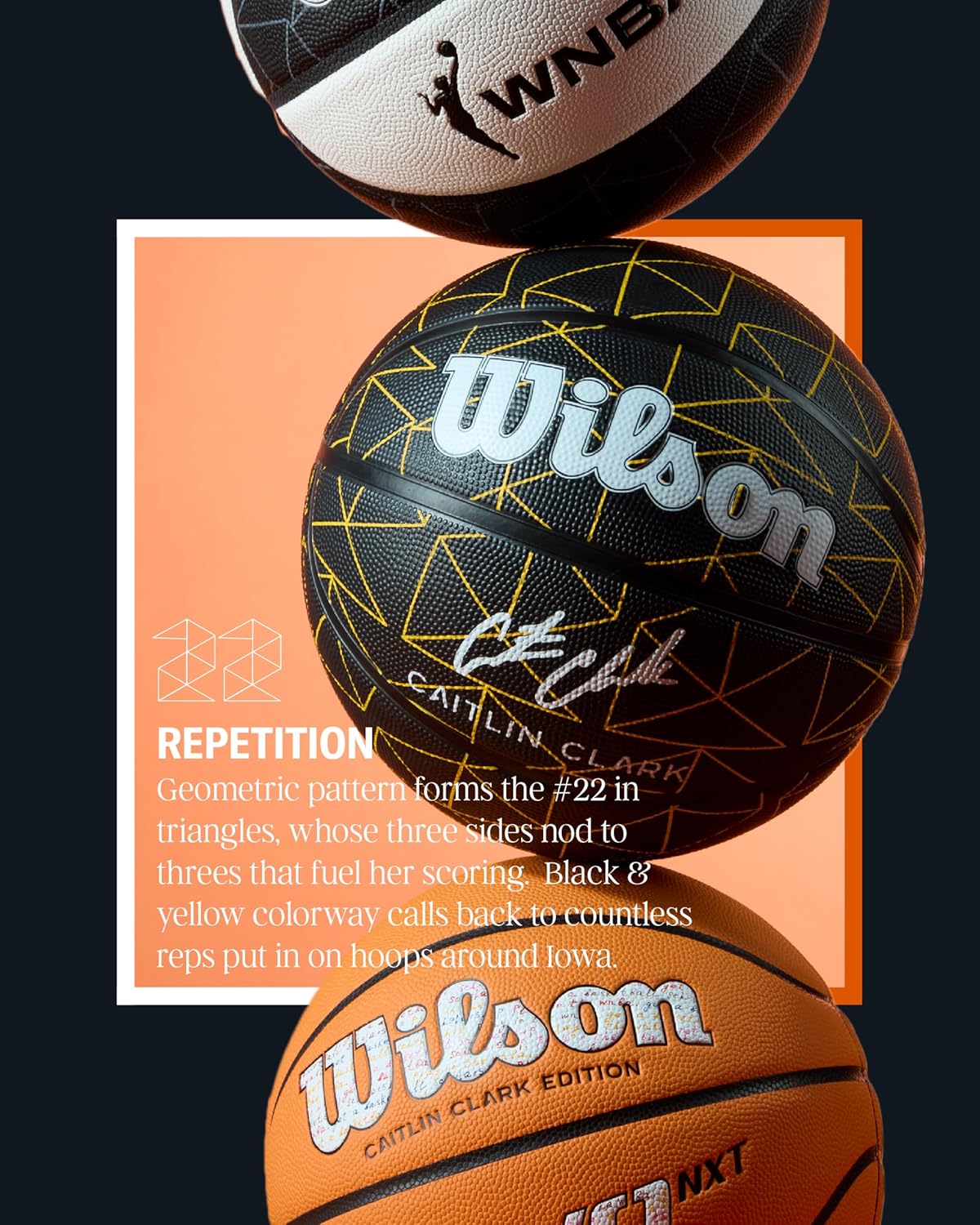 WILSON Caitlin Clark Basketball - High-Performance Design for Ultimate Control | Official Size
