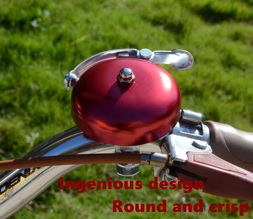 Classic Bell - Loud Crisp Clear Sound Bicycle Horn for Adults & Youth | Stylish Road & Mountain Bike Accessory
