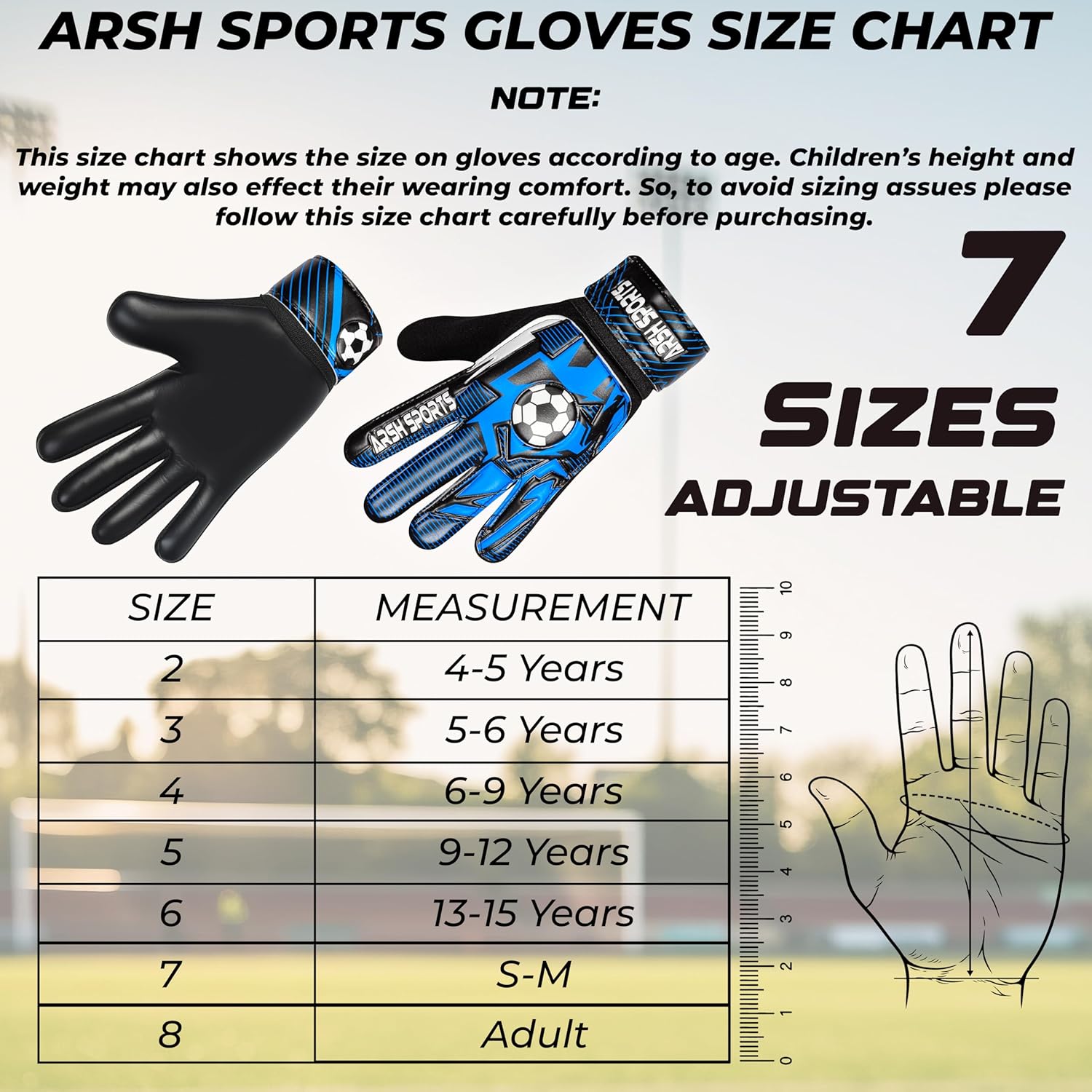 Skiennix Soccer Goalie Gloves - Youth Goalkeeper Gloves with 4MM Latex Palm & Anti-Slip Design | Double Wrist Protection