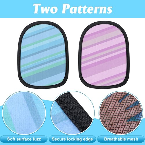Codree Sand Wipe Off Mitts - 2 Pack Beach Sand Remover Cleaner for Outdoor Activities & Travel
