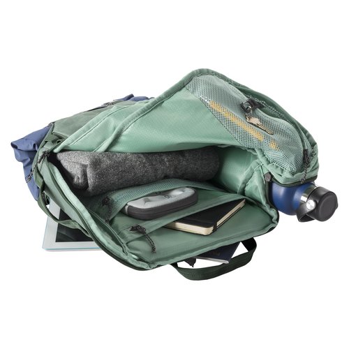 eagle creek Explore Sling Pack - Compact Crossbody Sling Bag With Cushioned Back Panel, Reinforced Side Grab Handle & Stretchy Mesh Side Pockets - Travel Accessories - Grass Green
