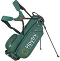 Golf Stand Bag with 14-Way Divider Top, Lightweight Golf Bag with Stand, Multiple Pockets Including Cooler Pocket, Non-Slip Base & Ergonomic Straps for Men Women Golfers -Green
