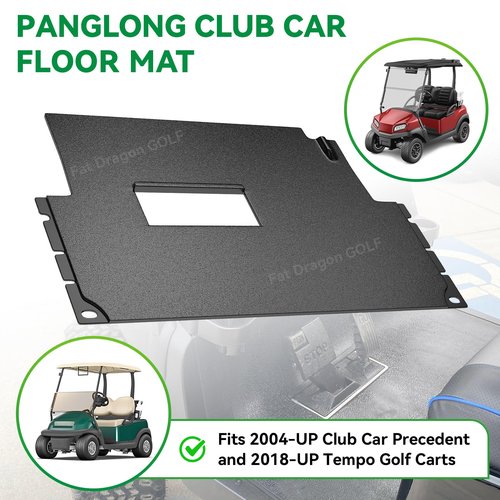 Panglong Precedent Golf Cart Full Coverage Liner Floor Mat, Club Car Precedent & Tempo Floor Mat Suitable for Club Car Precedent 2004-UP and 2018-UP Tempo, OEM #102504801, 102504802, 103926401