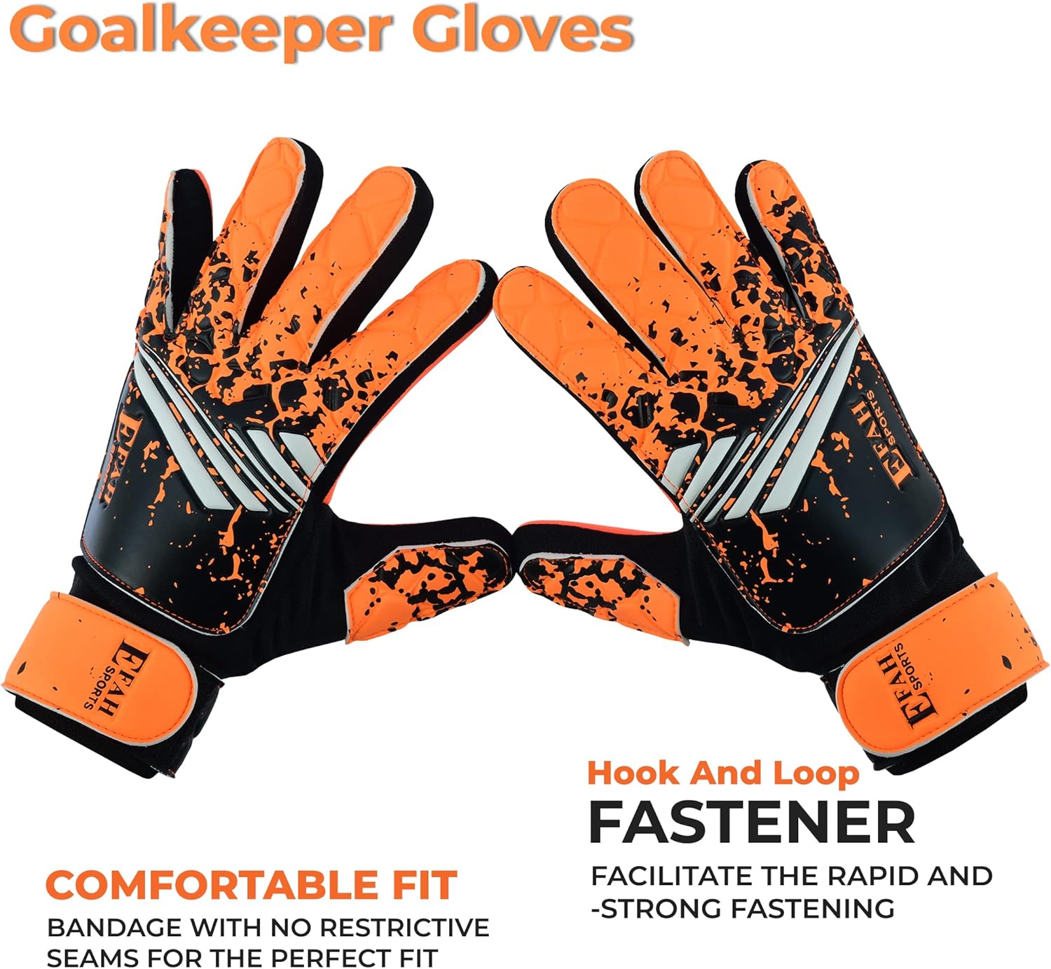 Regine Soccer Goalkeeper Gloves - Strong Grip for Kids & Youth | Perfect for Football