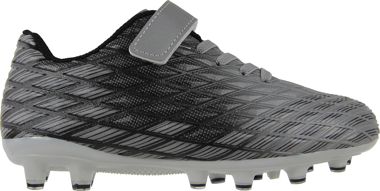 Skiennix Kids Soccer Cleats - Durable Outdoor Athletic Shoes for Firm Ground Play