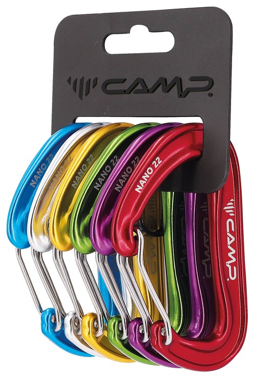 Camp Nano 22 Carabiner Rack Pack, Multi-Coloured, One Size (5247900)