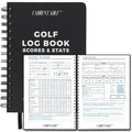 CADDENT GOLF Log Book - Wire-Bound Golf Notebook and Golf Scorecard Book - Golf Journal & Log Book - 150 Pages (Scorecard Book, Hardcover)