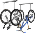 Ultrawall Ceiling Bike Rack - Indoor Bike Storage Hanger for 2 Bikes Horizontally or 4 Bikes Vertically | Adjustable Hooks, 25 Inch