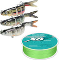 TRUSCEND Fishing Lures Kit - Multi Jointed Swimbait with 20lb Braided Line | Ultimate Fishing Gear