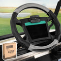 10L0L Golf Cart Steering Wheel Cover for Yamaha G29 & Club Car DS Precedent - 14" Premium Leather Anti-Slip Grip | UV-Resistant & Easy Installation