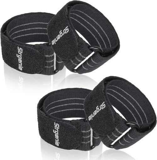 Adjustable Cowboy Boot Straps - Elastic Pant Leg Straps for Biking, Fishing & Hiking