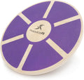 ProsourceFit Wooden Balance Board - Non-Slip Wobble Trainer for Stability & Core Strength | 15.75in Diameter