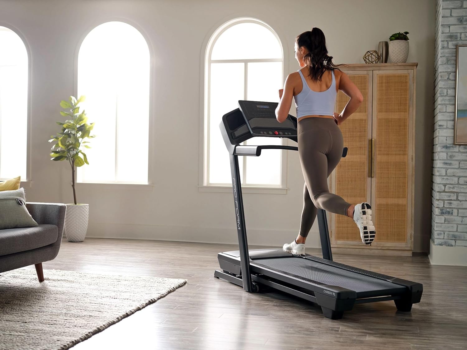 Proform Carbon Treadmills - Versatile Walking & Running Machine with Built-in Fan & SpaceSaver Design