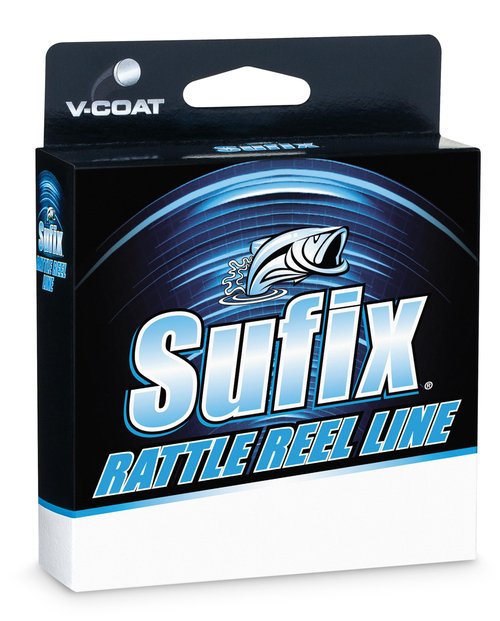 Sufix Rattle Reel V-Coat 20 lb Neon Lime