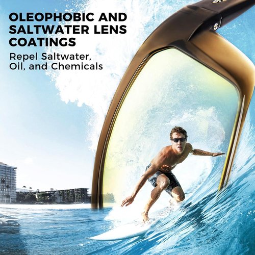 KastKing Huzzah Polarized Sport Sunglasses - UV Protection for Men & Women | Ideal for Driving, Fishing, Cycling & Running
