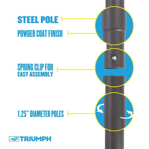 Triumph Competition Badminton Set with Steel Construction