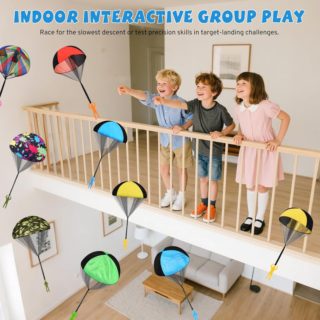 Parachute Toy - Flying Parachute Men for Kids | Fun Outdoor & Indoor Play - Perfect for Ages 3-12