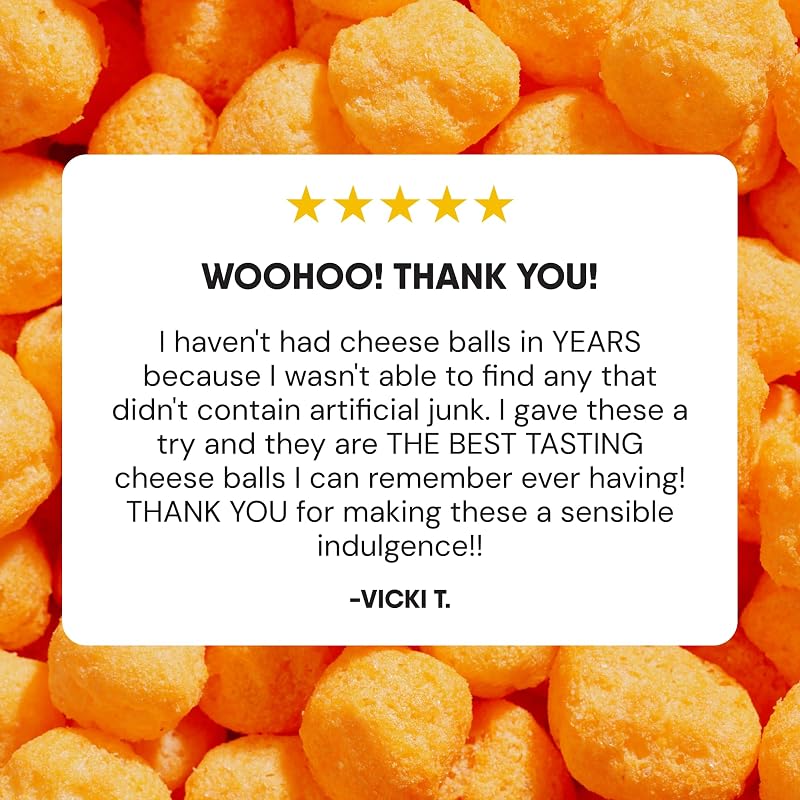 Cheddar Cheese Balls – 4 oz, Pack of 8 | The Good Crisp Company, Variation: Cheddar+4 Ounce