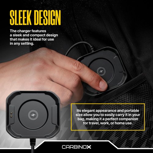 Carbinox USB Charger Compatible for Carbinox Smartwatch - Fast Charging Speed, Sleek Design, Reliable Functionality (Carbinox Blaze S)