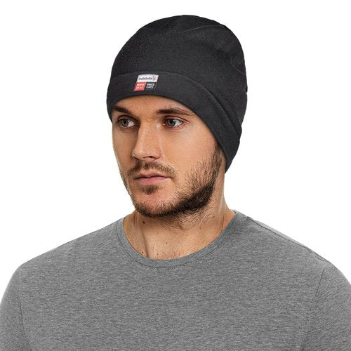 Fullsheild FR Double-Layer Beanie Modacrylic Cotton Liner Warm Winter Flame Resistant Winter Covering Black