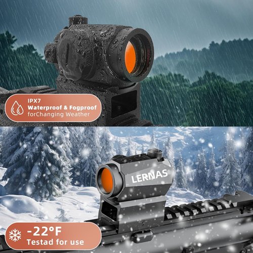 Motion Awake 2MOA Red Dot Sight - 11 Brightness Settings | IPX7 Waterproof & Shockproof, 50000H Battery Life