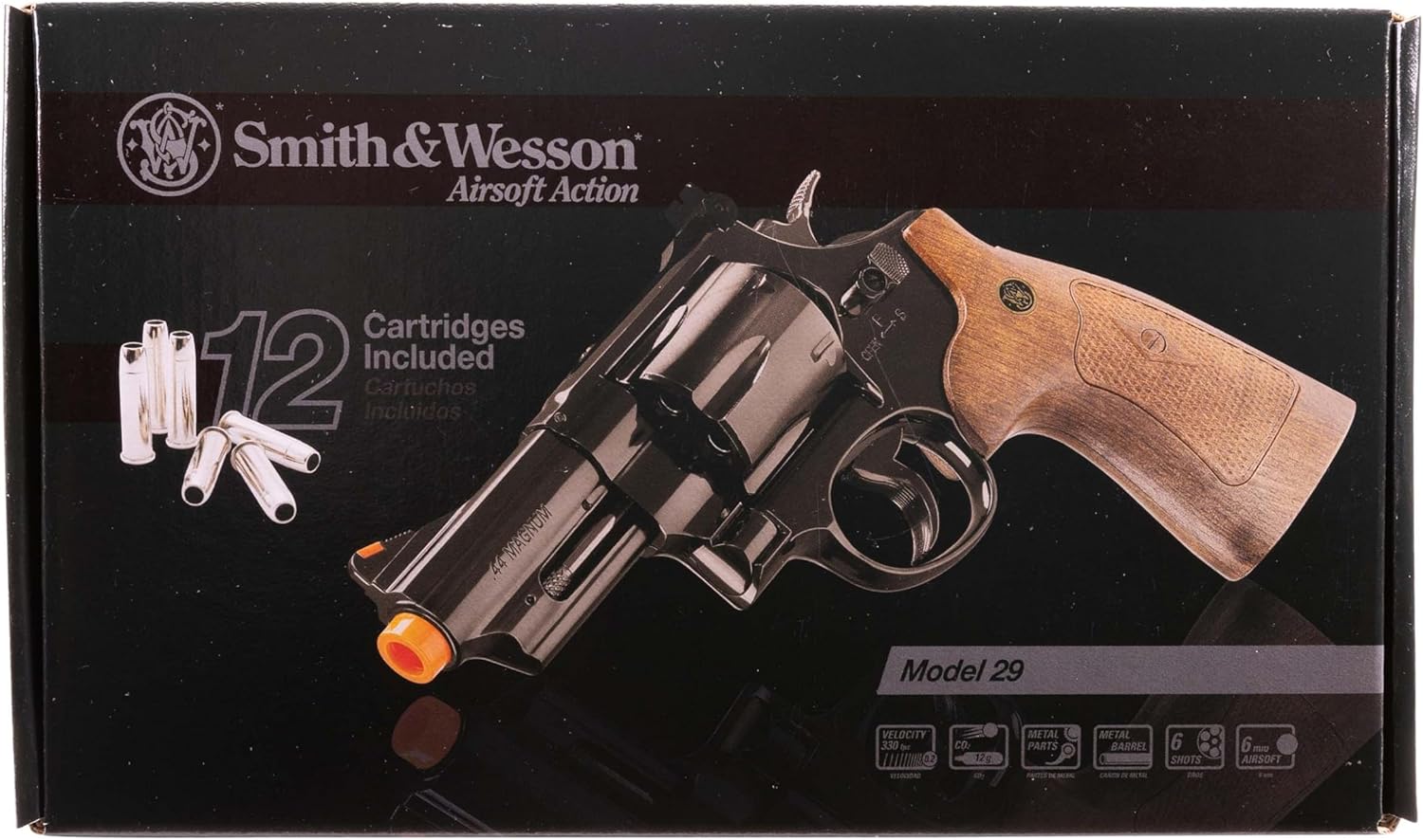 Umarex Smith & Wesson M29 Revolver | 6mm BB Airsoft Gun for Realistic Shooting Experience
