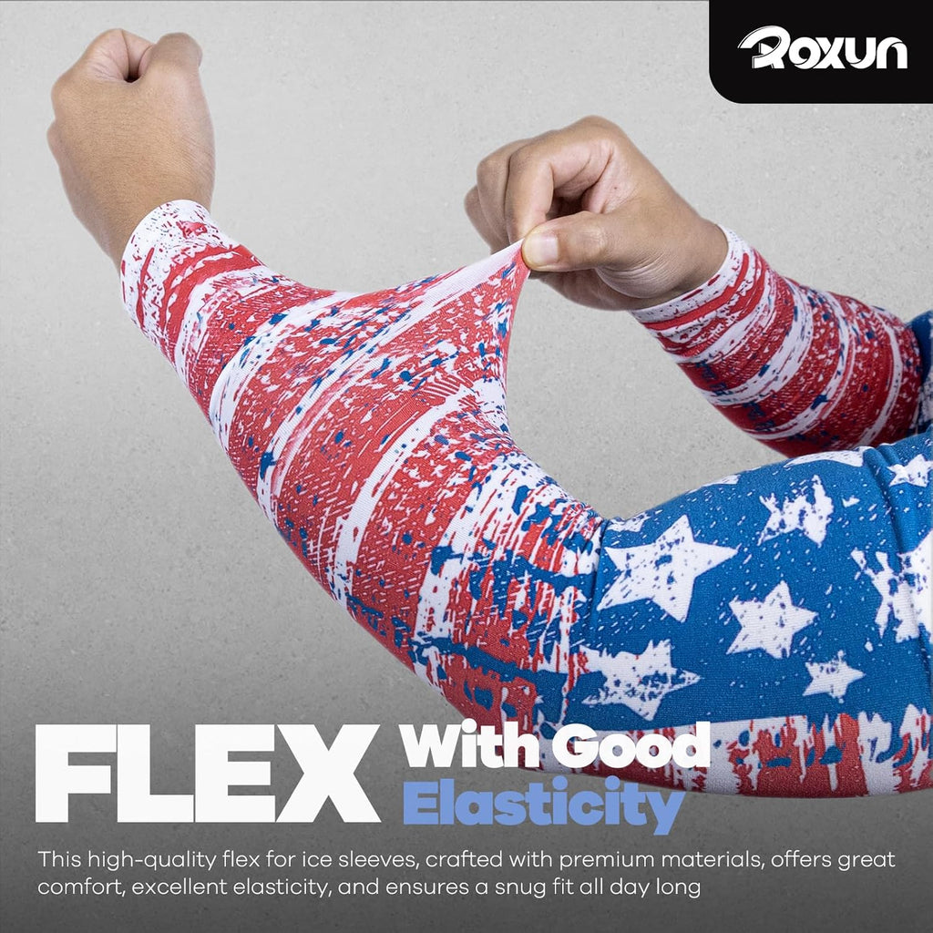 ROXUN Arm Sleeves - Cooling UV Sun Protection | Sports Compression for Men & Women