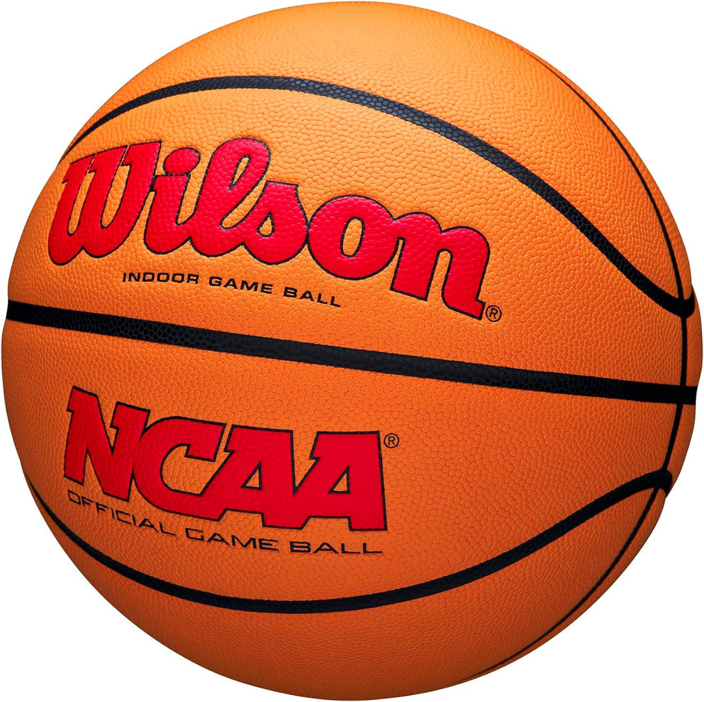 WILSON NCAA Evo NXT Official Indoor Game Basketball - Available in Sizes 6 & 7
