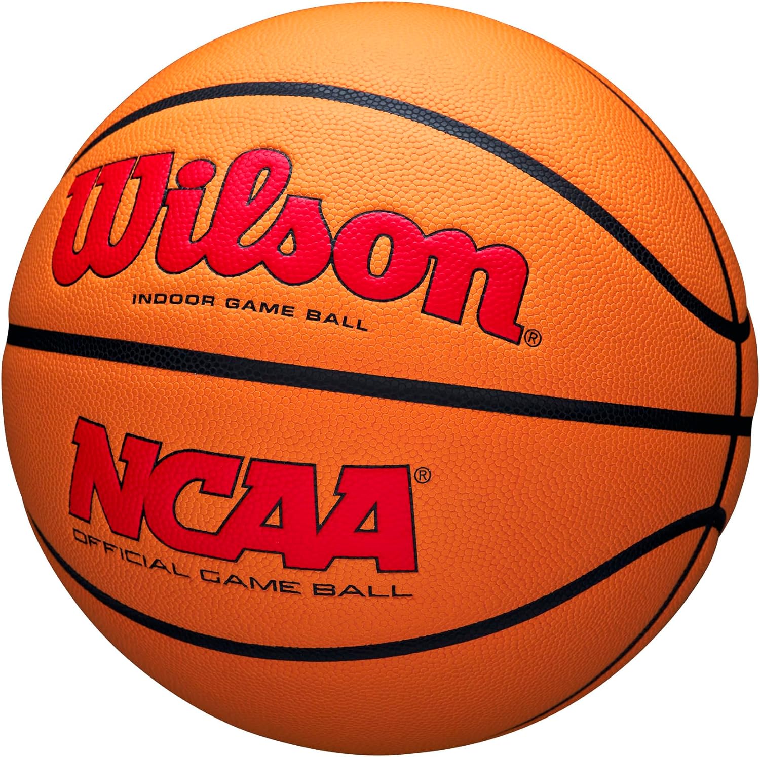 WILSON NCAA Evo NXT Official Indoor Game Basketball - Available in Sizes 6 & 7